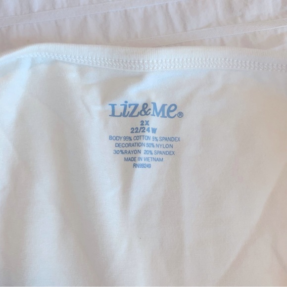 Liz & Me NWT camisole top, 2X - Picture 3 of 10